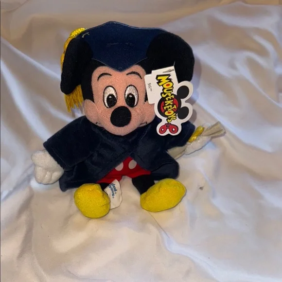 Disney Graduation Mickey and Pooh Beanie Baby Set - Picture 3 of 3